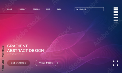 Creative Vector Gradient Background Design for Banner Ads