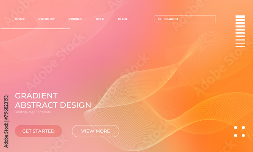 Soft Pastel Color Tone Vector Gradient Abstract Background Design