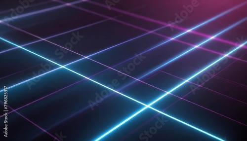 abstract geometric neon background, laser lines glowing in the dark, futuristic wallpaper 
