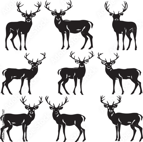 set of deer 