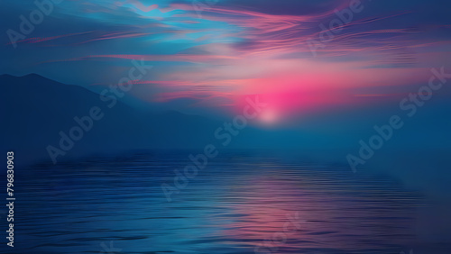 sunrise over the sea © Meklay
