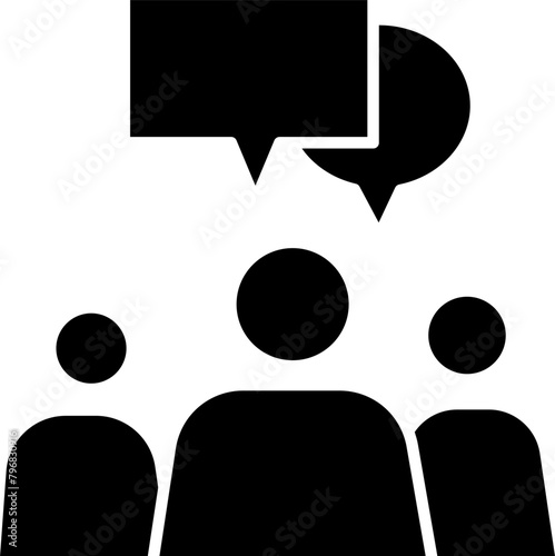 Group Chat Vector Illustration