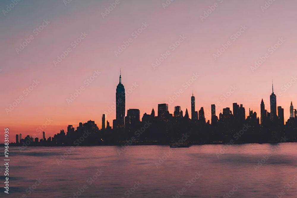 sunset over the grand canal