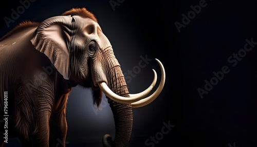 Portrait of a mammoth
