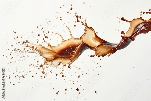 Dynamic Coffee Bursting on Paper