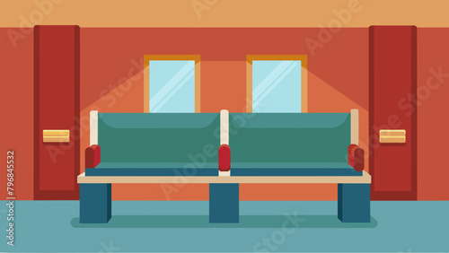 Elevated seating alcoves with cushioned benches and heatresistant handles for seniors to relax and chat in a comfortable and secure environment..