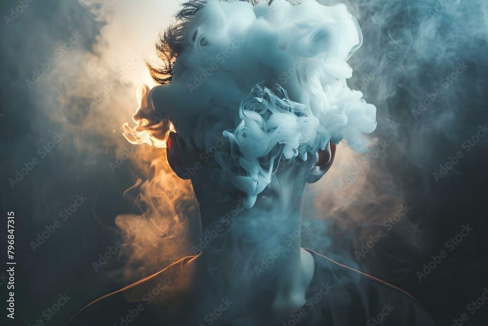 The Symbolism of a Man with Smoke Rising from His Head: Stress, Mental ...