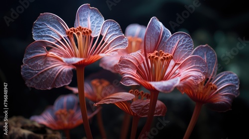a photo stunning of alien flowers species, AI Generative © arttools