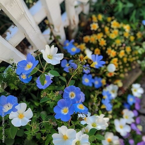 flowers in the garden photo