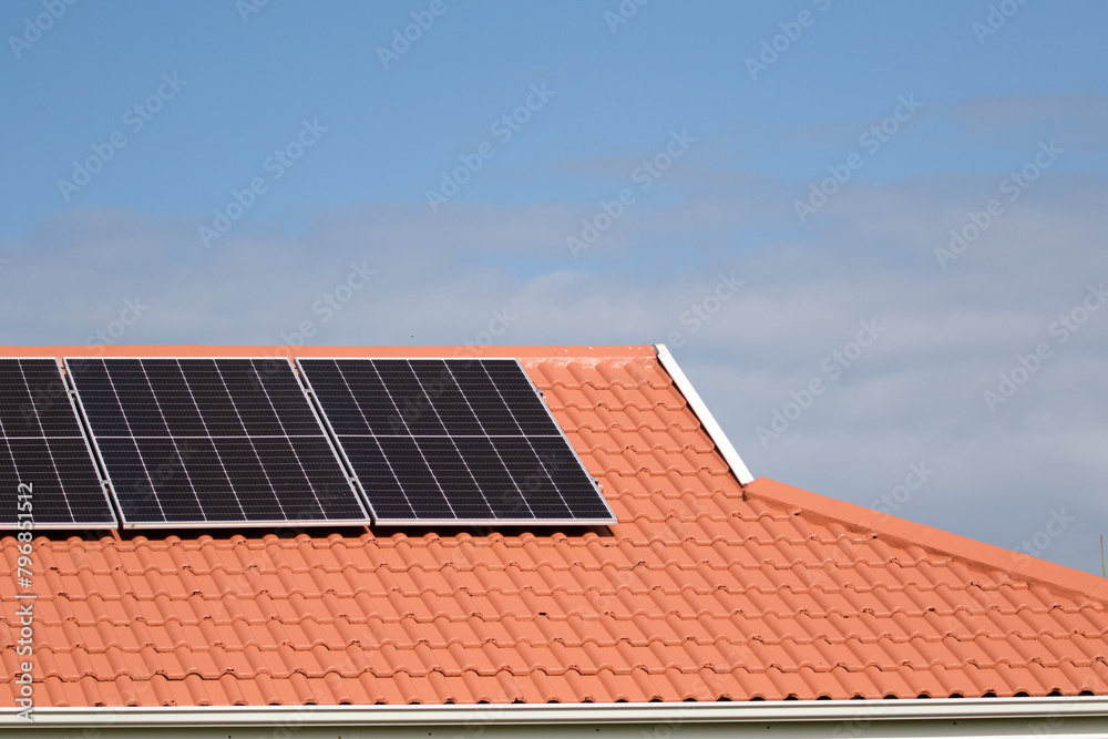 Preventative maintainance of tiled roof by renovating existing structure. Solar panels as part of the roof structure. Preventative maintainance of tiled roof by renovating existing structure. Solar panels as part of the roof structure.