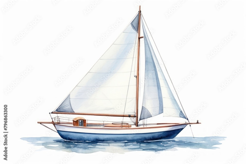 Sailboat watercraft vehicle dinghy