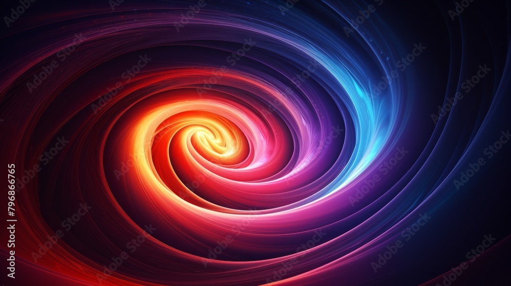 Rainbow spiral waves Rainbow spiral waves