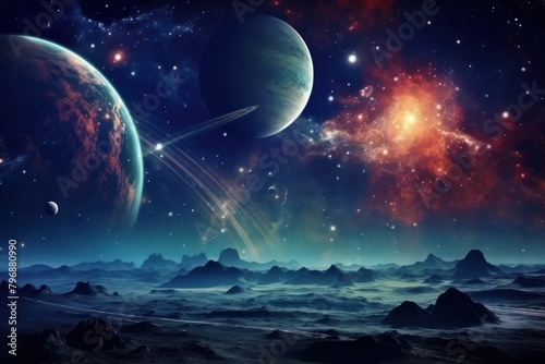 Space background astronomy landscape universe.