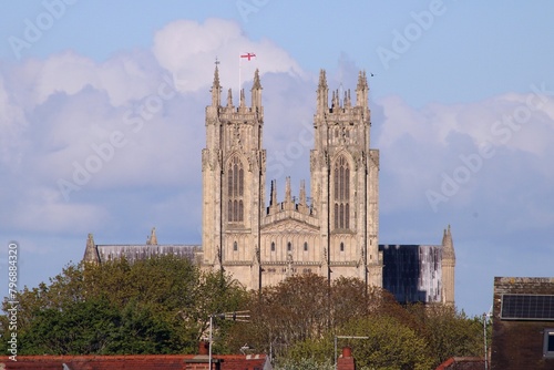 Telephoto of Beverley Minster from the Westwood.