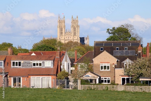 Telephoto of Beverley Minster from the Westwood.