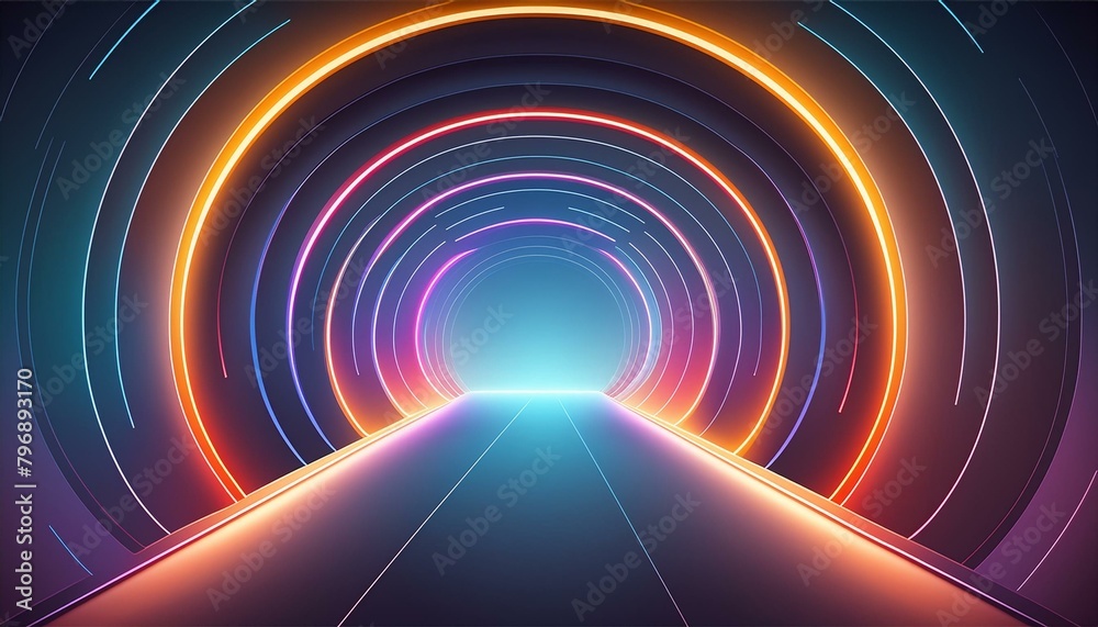 Luminous Passage: Exploring Abstract Tunnels of Light Luminous Passage: Exploring Abstract Tunnels of Light