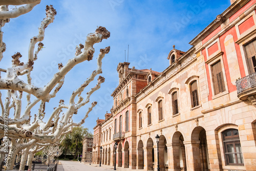 Parlamentsgebäude der katalonischen Regierung in Barcelona, Spanien photo