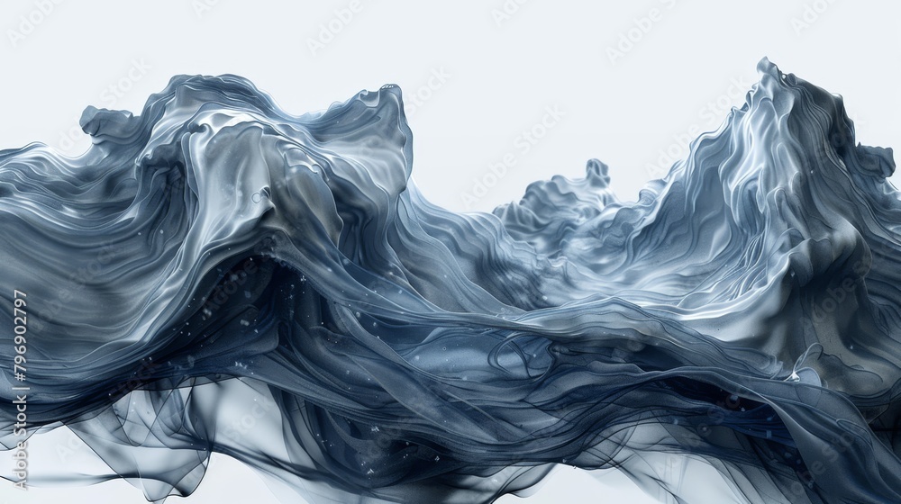  foreground features swirling water, background boasts a pristine white sky