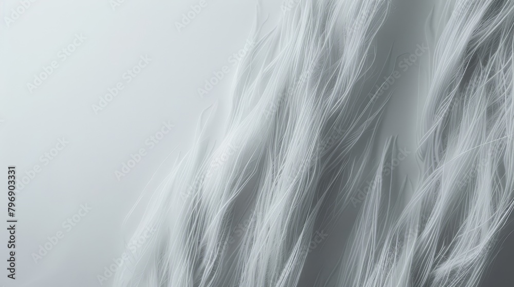  Clearer image of white feathers contrasted against a black and white backdrop