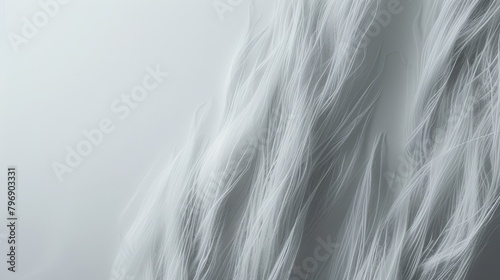  Clearer image of white feathers contrasted against a black and white backdrop