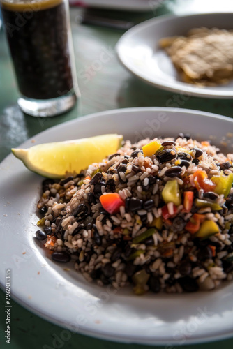Delightful Plate of Gallo Pinto, Culinary World Tour, Food and Street Food