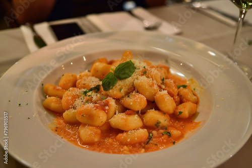Delicious Gnocchi Plate View, Culinary World Tour, Food and Street Food