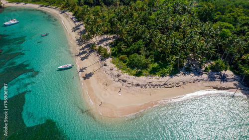 Reflections of tranquility on the beach