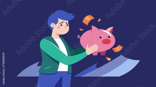A person holding a broken piggy bank symbolizing the cost of not seeking professional financial advice and making poor investment choices.