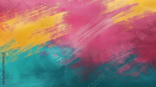 Color Texture Background. Noisy Grainy Colourful Gradient in 80s and 90s Style photo