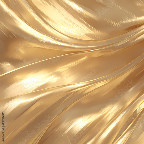 Shimmering Metallic Gold Sheet for Design and Fashion