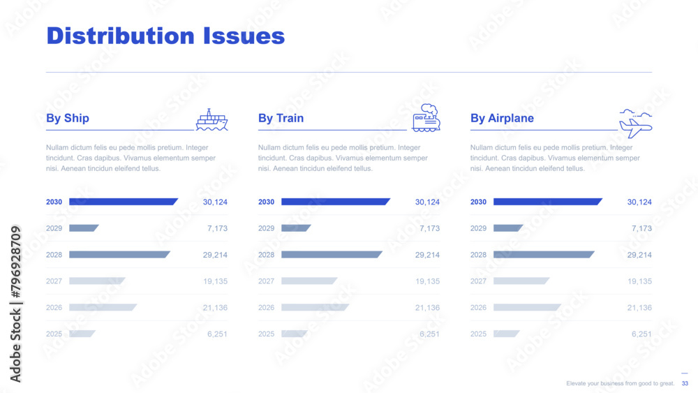 Flat business infographic diagram vector slide presentation template