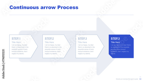 Flat business infographic diagram vector slide presentation template