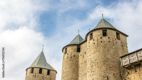 Castle of Carcassonne in France