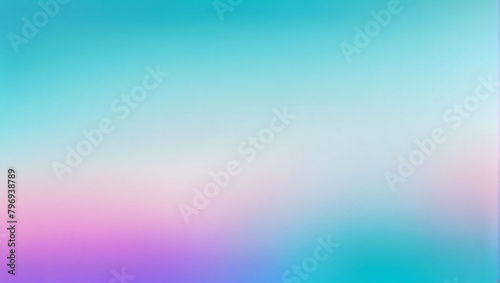 Abstract turquoise and cyan gradient colorful for background.