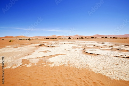 Panoramablick auf Wüstenlandschaft