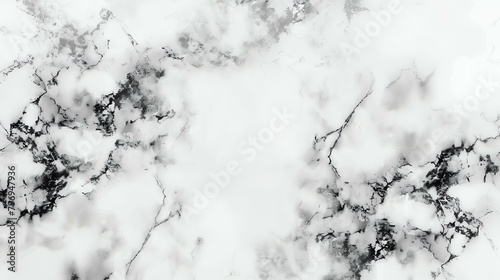 White marble texture with gray veins. The marble is polished and has a smooth surface.