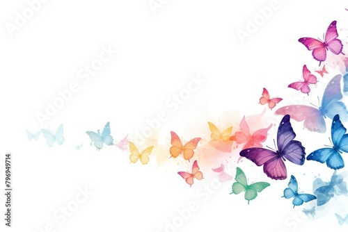 Butterfly pattern petal backgrounds.