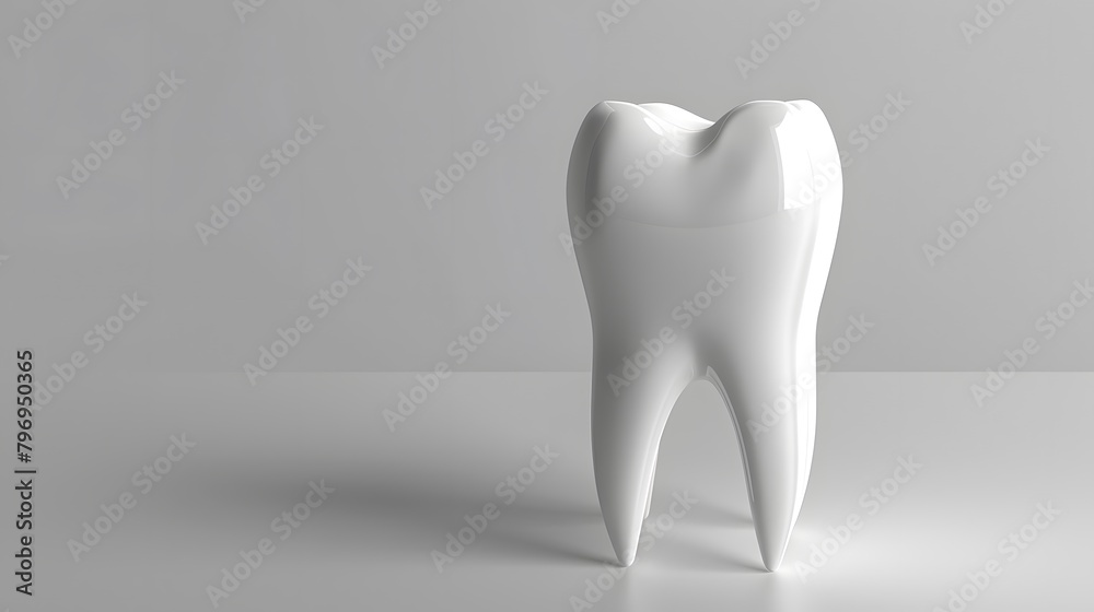 A dental care background featuring 3D white teeth with ample copy space in blue backdrop A dental care background featuring 3D white teeth with ample copy space in blue backdrop