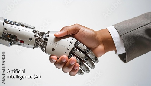 Human and robot handshake: A symbol of collaboration and a glimpse into the future