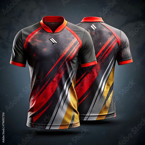 sublimation jersey design grunge abstract brush sp