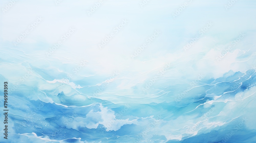 Abstract background blue ocean watercolor. Abstract ocean art. Natural Luxury.