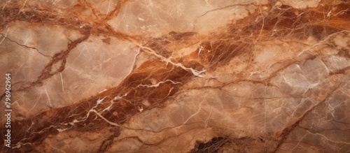 Close-up of brown and white marble pattern