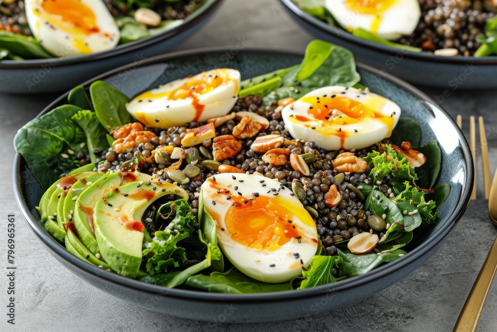 Fitness diets focus on vegan porridge choices; morning meals enriched with nutrient-packed ingredients.