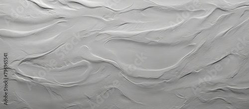 Close-up of white wall pattern with wavy lines