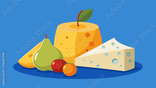 A mouthwatering combination of creamy blue cheese and smoked gouda accompanied by a selection of juicy pears apples and gs. The perfect balance of.