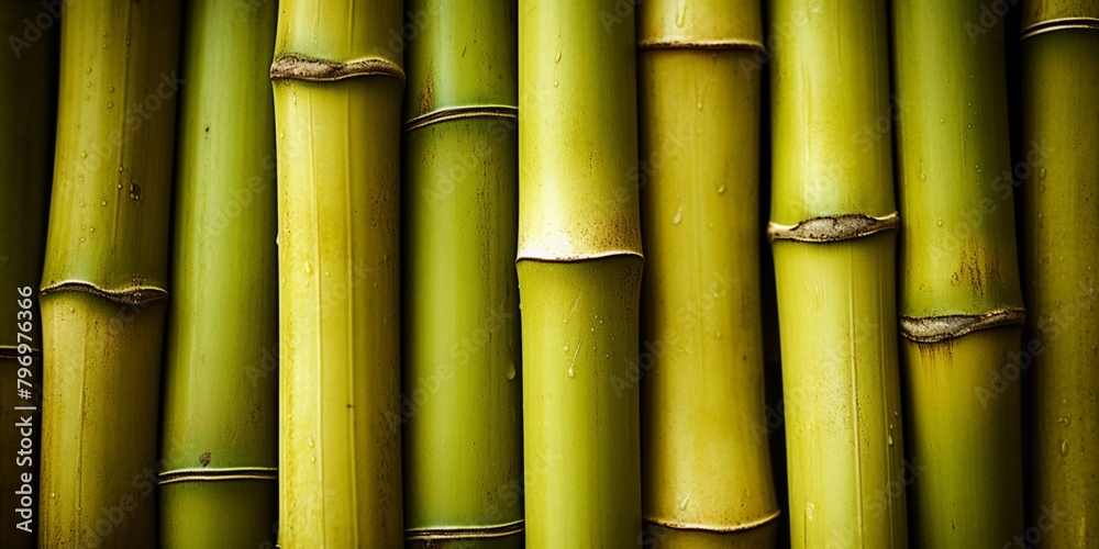 Summer green bamboo close-up, macro background Summer green bamboo close-up, macro background