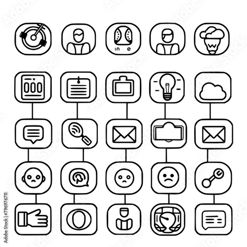 communication icon, business icon, technology icon, speech icon, community icon, cooperation icon, media icon, social icon, teamwork icon, internet icon, marketing icon, network icon, social media ico