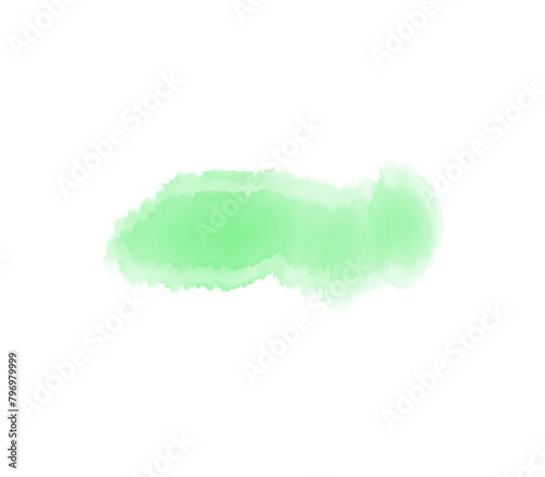 watercolor brush set for your design  Vector watercolor texture in mint color  Wet on Wet Watercolor Brushes  Abstract ocean blue brush strokes painted in watercolor on transparent background   