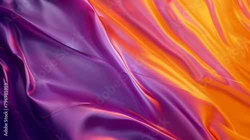 abstract multicolor wavy background, closeup of photo