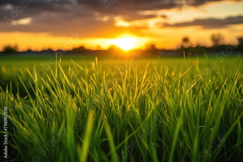 Spring grass landscape sun grassland.